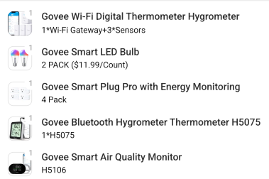 Govee Product Testing